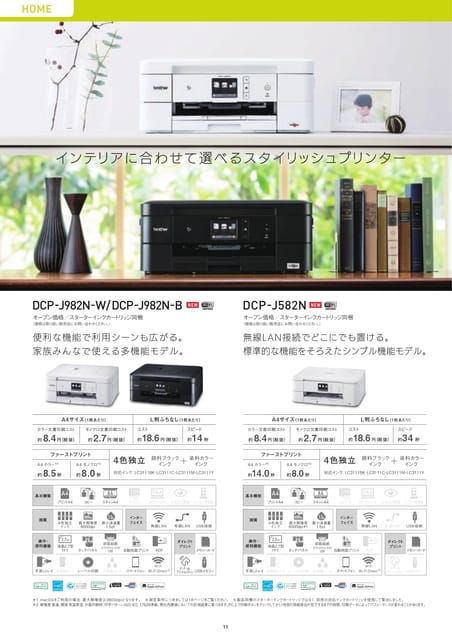 DCP-J982N-W/B DCP-J582N
