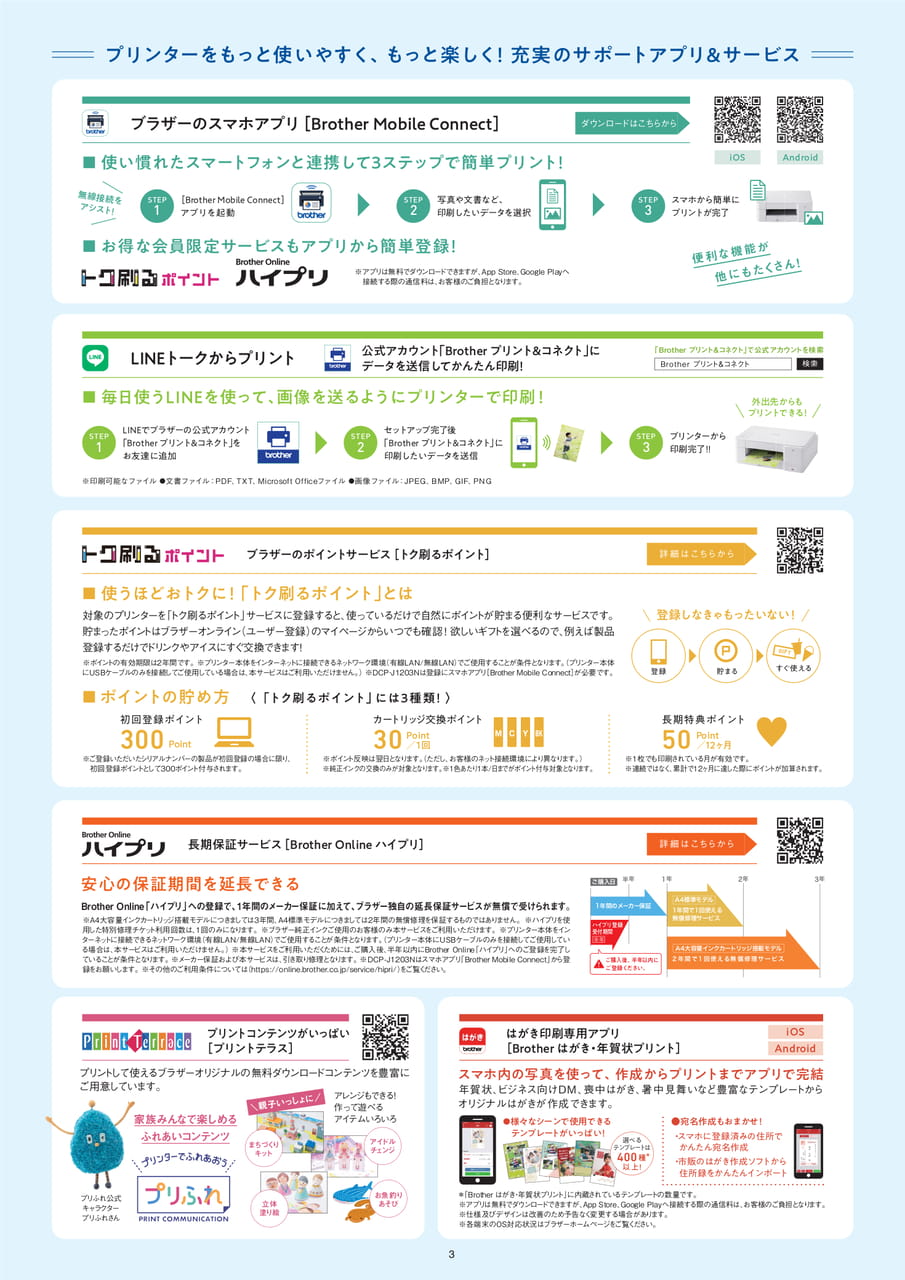 充実のサポートアプリ＆サービス