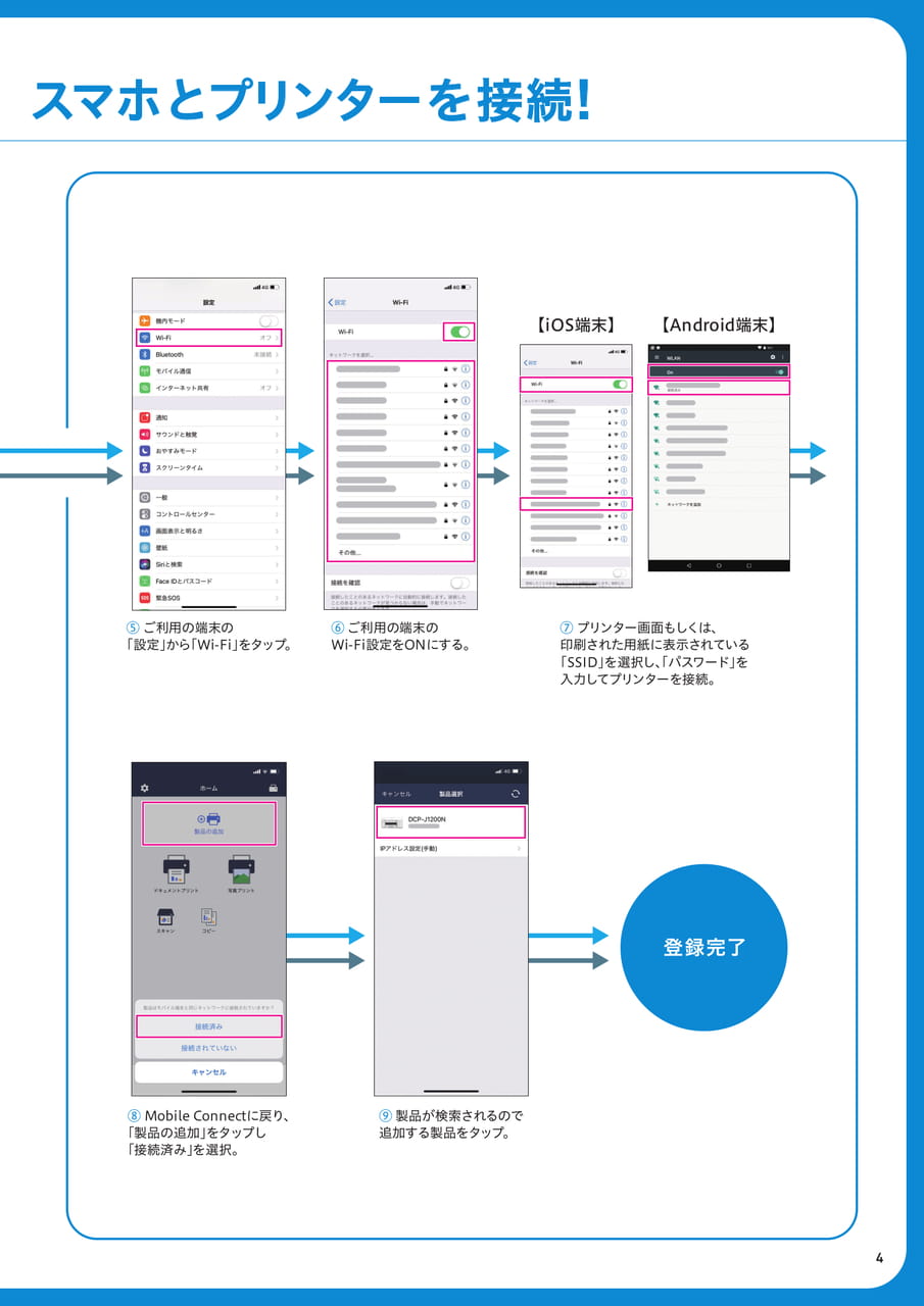 無線ルータを使わずにスマホとプリンタ―を接続!